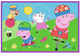 Zestaw Puzzle Trefl Peppa na placu zabaw 2 x 24 elementy 34435 (5900511344356) - obraz 3