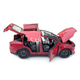 Машинка металл Tesla model X электрокар красная Тесла 1:24 откр двери баг капот звук свет 17,5*7,5*5,5см (EL 97188) - изображение 4