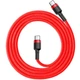 USB кабель Type-C на Type-C BASEUS Cafule Flash charge (2m, PD2.0 60W, 20V 3A). Red - изображение 4