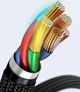 USB кабель Type-C на Type-C BASEUS Flash charge cafule (PD2.0, 60W, 3A, 1m). Black-Red - зображення 8