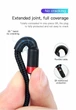 USB кабель Type-C на Type-C BASEUS Flash charge cafule (PD2.0, 60W, 3A, 1m). Black-Red - зображення 9