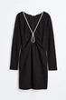 Платье H&M XS черный 26061135042 - изображение 1