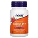 Вітамін Д NOW Vitamin D3 2000UI, 120 софтгель - зображення 1
