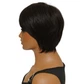 Парик черный короткий Natural Black, термоволокно XOUJE - изображение 5