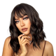 Перука шоколадна хвиляста Natural Dark Brown, термоволокно DC210 - зображення 4