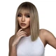 Парик Golden Ombre блонд, натуральные синтетические волосы - изображение 9