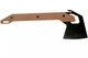 Туристический топор Schrade Frontier Axe 12" ,сталь 3Cr13 ,топорик 30 см ,накладки коричневые GFN - изображение 3