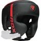 Боксерський шолом RDX F6 KARA Matte Red S (капа в комплекті) - изображение 1