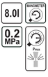 Opryskiwacz ciśnieniowy FLO z manometrem 8 l (89520) (5906083895203) - obraz 3