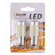 Автолампа Solar LED 12V S25 BA15s 144x3014SMD white CANbus 2 шт (LS299_B2) - изображение 1