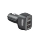 Автомобильное зарядное устройство BREVIA ePower TriDrive 44W 1xUSB-C 2xUSB-A для зарядки гаджетов и телефонов черное (DO-LI_33S) - изображение 1