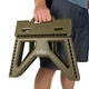 Легкий складаний пластиковий стілець Tribe Camp Chair Low для природи (T-EF-0001-olive) - изображение 7