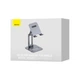 Тримач для мобільного Baseus Desktop Biaxial Foldable Metal Stand, Grey - зображення 6