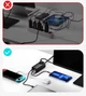 Мережевий зарядний пристрій Baseus GaN3 Pro Desktop Powerstrip AC+2U+2C 65W EU Xiaobai series fast charging + кабель Type-C to Type-C 100W 20V/5A 1m Black (PSZM000901) - зображення 8