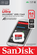 Карта пам'яті SanDisk microSD 64GB C10 UHS-I R140MB/s Ultra - изображение 3