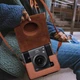 Чохол для фотокамери миттєвого друку + Принтер 2-в-1 FujiFilm INSTAX Wide EVO Коричневий / Case Brown - изображение 2