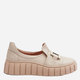 Buty wsuwane damskie Lewski Shoes 3398 39 Beżowy/Srebrny (5905677947816) - obraz 1