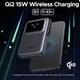 Магнітна батарея (повербанк) UGREEN Uno 20вт Qi2 10,000mAh Magsafe Power Bank з дисплеєм та швидкісною зарядкою - Black - зображення 2
