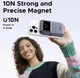 Магнітна батарея (повербанк) UGREEN Uno 20вт Qi2 10,000mAh Magsafe Power Bank з дисплеєм та швидкісною зарядкою - Black - зображення 5