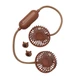 Портативный подвесной на шею USB вентилятор WL-1557 Capibara Hanging Neck Fan Возраст3+ Brown - изображение 4