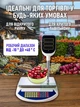 Торговые электронные весы со стойкой 50 см, двусторонним дисплеем, функцией тарирования и аккумулятором до 40кг - изображение 7