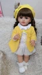 Кукла большая виниловая ручной работы музыкальная с живыми глазами Reborn Baby Doll - изображение 1