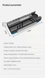 Охлаждающий радиатор для SSD TEUCER M.2 NVMe 2280 SSD Heatsink, Air Circulation Cooler с термопрокладками охлаждение для SSD - изображение 12