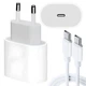 Зарядное устройство 35W с кабелем USB-C - USB-C 1м / Зарядка для телефона / Блок быстрой зарядки - изображение 1