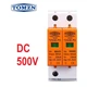 Устройство защиты от импульсных перенапряжений УЗИП DC TOMZN TZG40-PV/2P 500v разрядник молниезащита для солнечных панелей PV - изображение 3