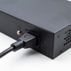 Комутатор Qoltec PoE SWITCH 4x RJ45 PoE 1x RJ45 Uplink 1x SFP 65W 1000 Mb (5901878522968) - зображення 5