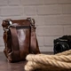 Сумка мужская Vintage кожаная для документов городской стиль Коричневый (bg146fash08) - изображение 9