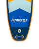 SUP-дошка надувна Funwater Paddleboard Blue11"6 10в1 350x90x15 см Двошаровий Сап Універсальний сапбоорд - зображення 6