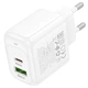Сетевое зарядное устройство HOCO CS55A Surplus PD30W+QC3.0 (1USB-A/1C) (White) (209747) - изображение 2