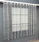 Тюль сетка VR-Textil Juli № 1716т Арка на кухню цвет серый 300х160 см (53-0027) - изображение 1