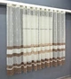 Тюль сітка VR-Textil Juli № 1720т Арка на кухню колір молочний з карамельним 300х150 см (53-0025) - зображення 1