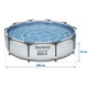 Каркасный бассейн Bestway 56408, размер 305 x 76 см с фильтрующим насосом - изображение 6