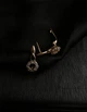 Серьги с камушками золотого цвета 30702 One Size - изображение 4
