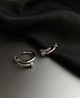 Сережки Цвях з камінням срібного кольору 33037 One Size - зображення 1