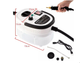 Пароочисник Portable Steam Cleaner YD-206A ручний, для очищення різних поверхонь, електричний, з насадками 2500W білий - зображення 6