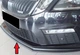 Передний лип-спойлер DPT V-2 (2017-2019 RS, Черный Глянец) для Skoda Octavia III A7 - изображение 2