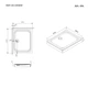 Душевой поддон Am.Pm Gem 100x80 см белый W90T-404-100280W - изображение 4