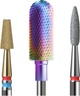 Pakiet frezów IQ Nails Rainbow 3 szt. (Pakiet FR-3) - obraz 1