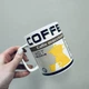 Чашка фарфоровая 700 мл "Coffee" A-PLUS 3385 с желтым - изображение 3