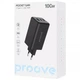 Мережевий зарядний пристрій Proove Pocket GaN Max 100W (2Type-C + USB) Black (60069BL) - зображення 2