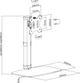 Настільне кріплення для монітора Brateck LDT19-T01 White (LDT19-T01) - зображення 16