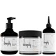 Набор для стимуляции роста и сияния волос Deeply: Шампунь стимулирующий Deeply Anti Hair Loss Shampoo 250мл + Глянцевая маска Deeply Gloss Finishing Mask 300мл + Пилинг для кожи головы Deeply Refreshing Scalp Peeling 200мл - изображение 1