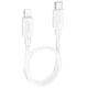 Дата кабель Hoco X96 Hyper Type-C to Lightning 20W (1m) White - зображення 1