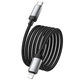 Дата-кабель Hoco X117 Star Type-C to Lightning 27W (1m) Black - зображення 3