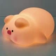Світильник Акумуляторний Pig Sleep Нічник Бездротовий Силіконовий Свинка - зображення 3