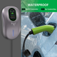 Зарядна станція Qoltec EV 2-in-1 Type2 22kW Wi-fi LCD RFID 3 phases Wallbox 5m (5901878524306) - зображення 7